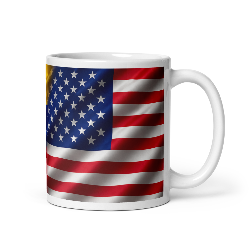 USA - VE  Flag Mug – Patriotic Gift for Coffee Lovers  Más premium