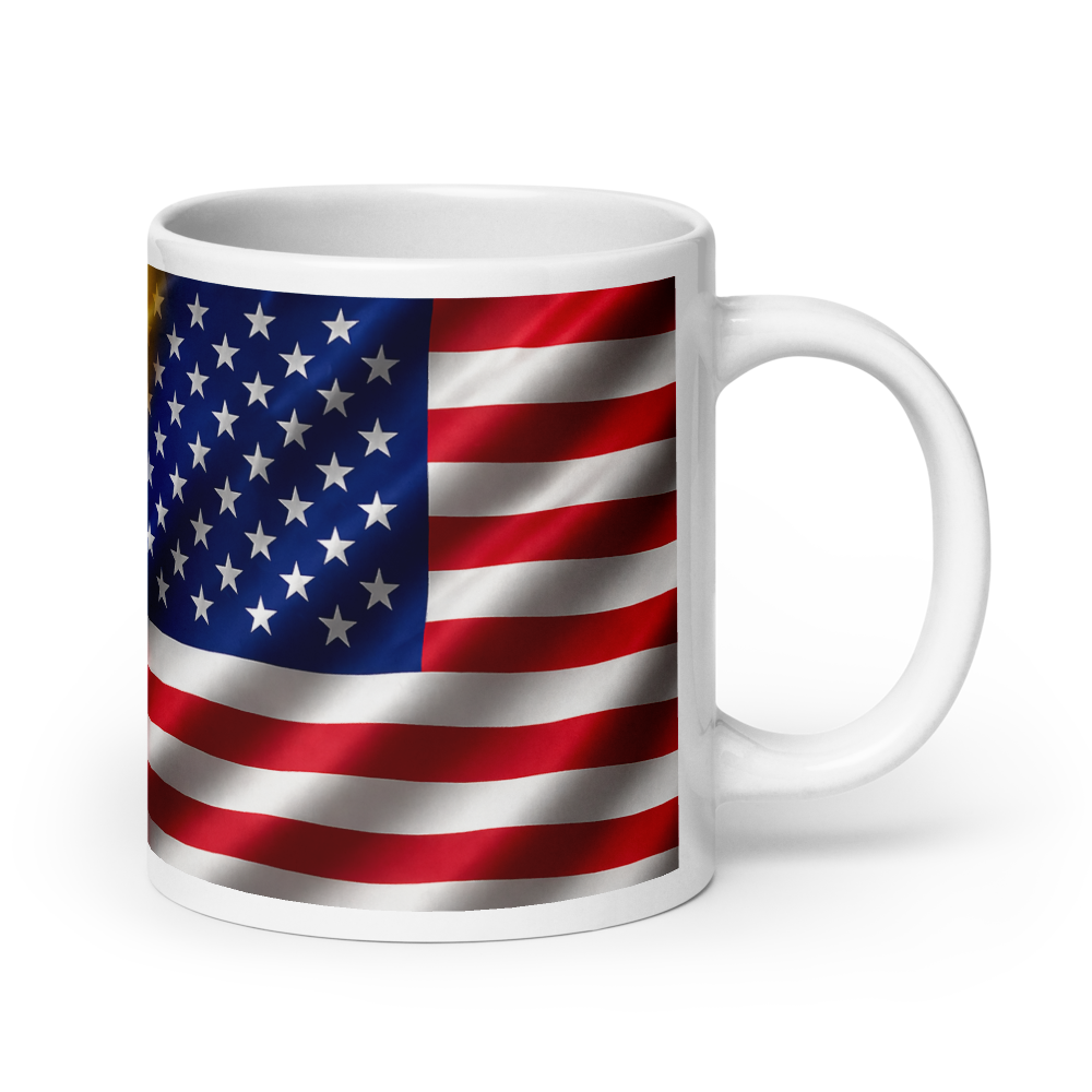 USA - VE  Flag Mug – Patriotic Gift for Coffee Lovers  Más premium