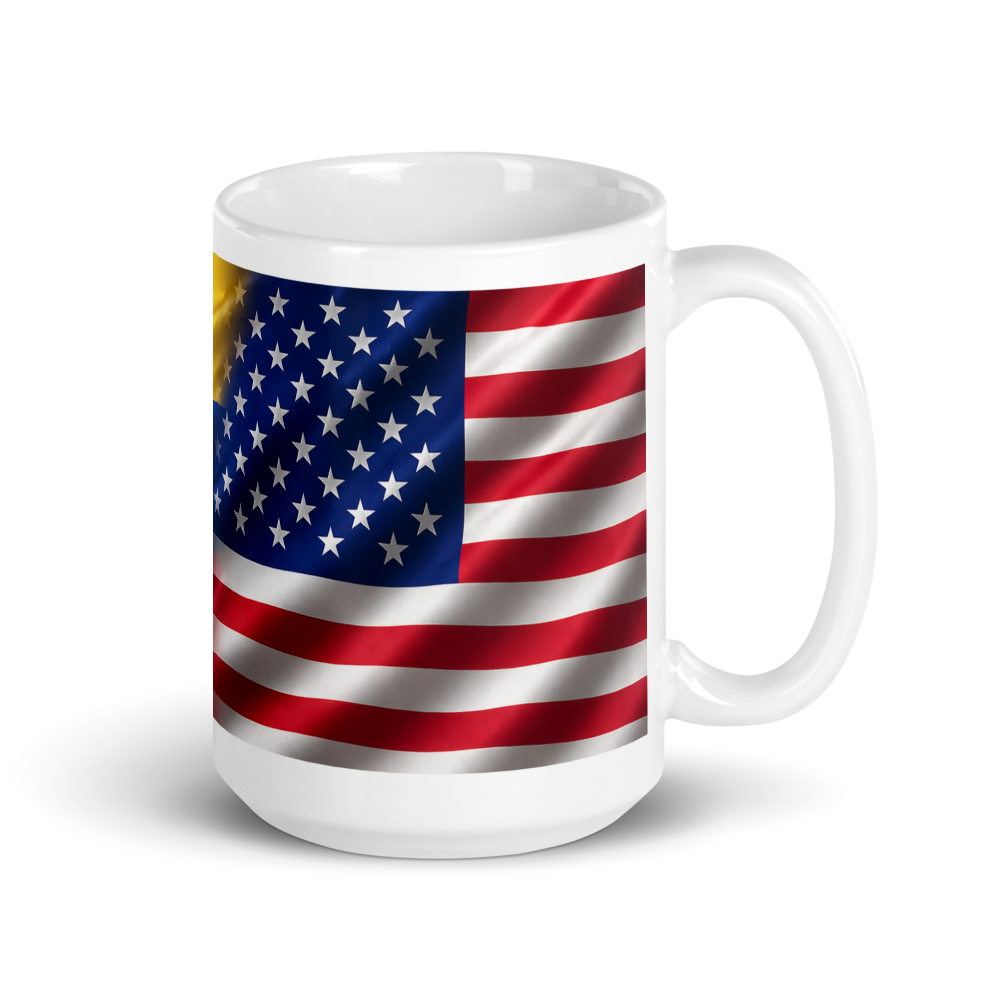 USA - VE  Flag Mug – Patriotic Gift for Coffee Lovers  Más premium