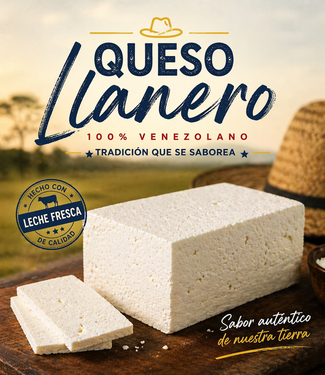 Queso Llanero Venezolano 18 lb Box – Fresh White Cheese Bulk for Restaurants USA