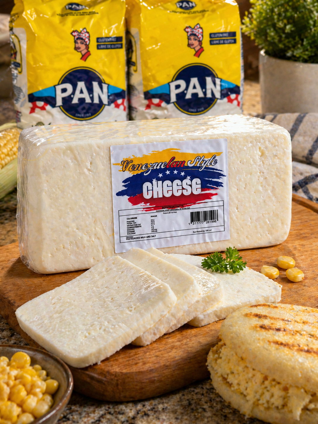 Venezuelan Style Fresh White Cheese – Authentic Latin Cheese for Arepas & Grilling