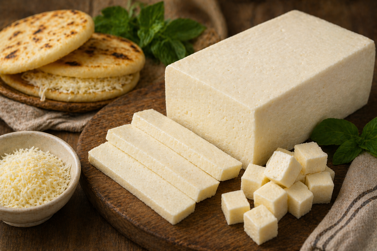 Queso Llanero (4–5 lb Block) – Fresh, Authentic & Shipped Cold